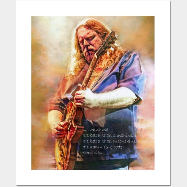 Warren Haynes Guitar Player Wall Art by IconsPopArt